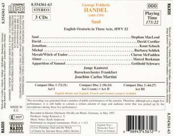 3CD/Caja Georg Friedrich Händel: Saul