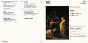 3CD/Caja Georg Friedrich Händel: Saul