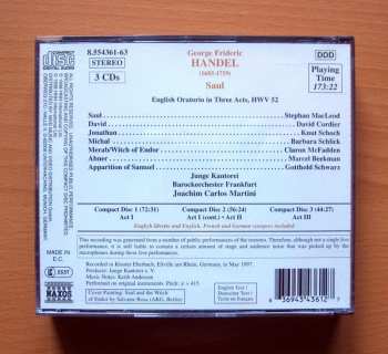 3CD/Caja Georg Friedrich Händel: Saul
