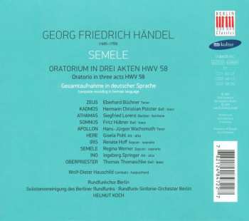3CD/Caja Georg Friedrich Händel: Semele