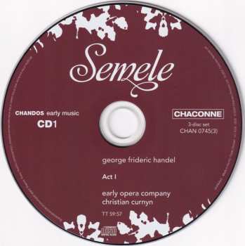 3CD/Caja Georg Friedrich Händel: Semele