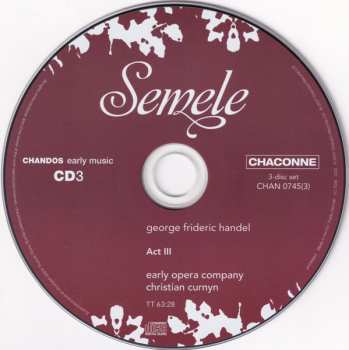 3CD/Caja Georg Friedrich Händel: Semele