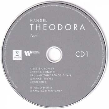 3CD/Caja Georg Friedrich Händel: Theodora