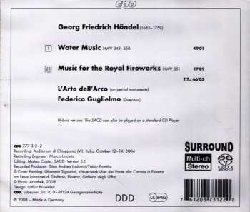SACD Federico Guglielmo: Water Music • Music For The Royal Fireworks