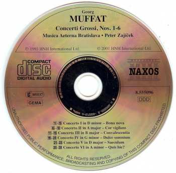 CD Musica Aeterna: Concerti Grossi, Nos. 1-6