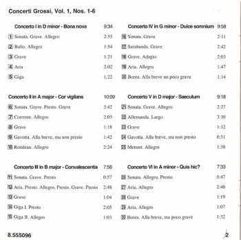 CD Musica Aeterna: Concerti Grossi, Nos. 1-6
