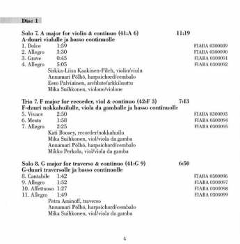 2CD Georg Philipp Telemann: Essercizii Musici Overo Dodeci Soli E Dodeci Trii À Diversi Stromenti (Vol II)
