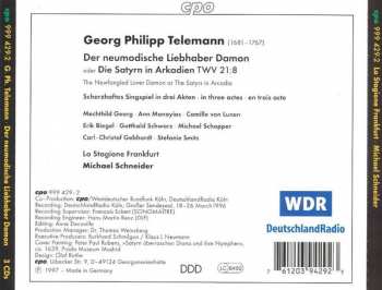 3CD Georg Philipp Telemann: Der Neumodische Liebhaber Damon
