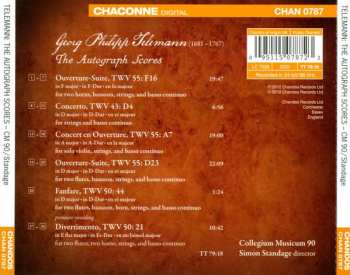 CD Georg Philipp Telemann: The Autograph Scores