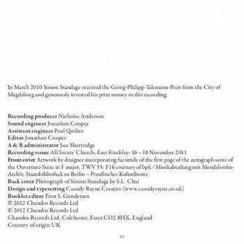 CD Georg Philipp Telemann: The Autograph Scores