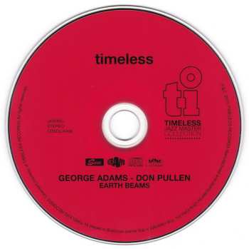 CD George Adams - Don Pullen Quartet: Earth Beams LTD