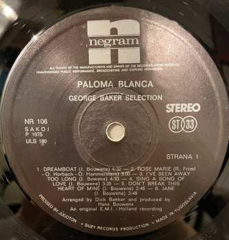 LP George Baker Selection: Paloma Blanca