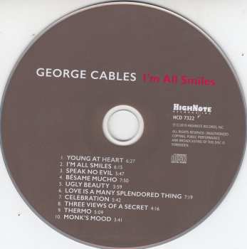 CD George Cables: I'm All Smiles