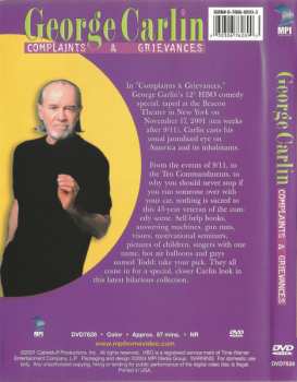 DVD George Carlin: Complaints And Grievances
