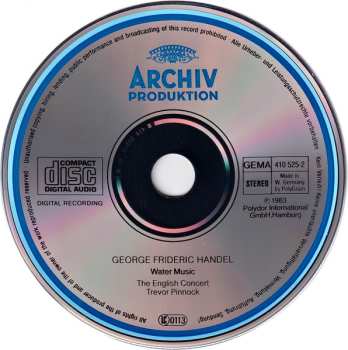 CD Georg Friedrich Händel: Water Music