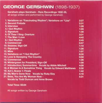 10CD/Caja George Gershwin: 1898-1937