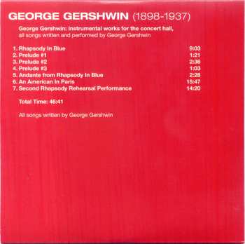 10CD/Caja George Gershwin: 1898-1937