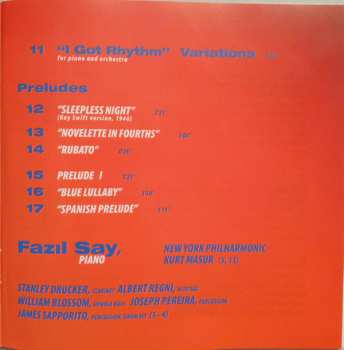 CD The New York Philharmonic Orchestra: Gershwin
