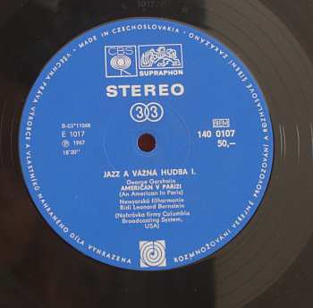 LP Leonard Bernstein: Jazz A Vážná Hudba 1