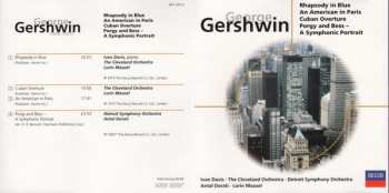 CD George Gershwin: Rhapsody In Blue - An American In Paris - Cuban Overture - Porgy And Bess-A Symphonic Portrait