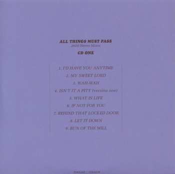 5CD/Caja/Blu-ray George Harrison: All Things Must Pass (50th Anniversary) DLX