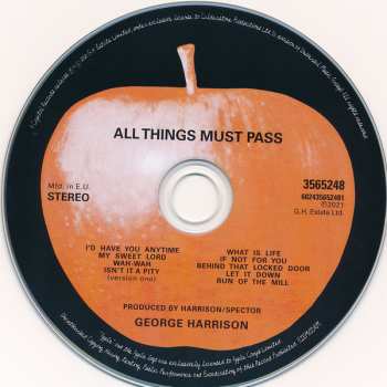 5CD/Caja/Blu-ray George Harrison: All Things Must Pass (50th Anniversary) DLX