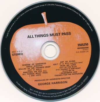 5CD/Caja/Blu-ray George Harrison: All Things Must Pass (50th Anniversary) DLX