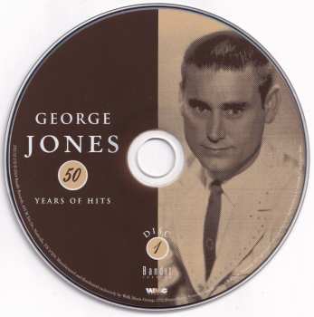 3CD George Jones: 50 Years Of Hits