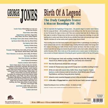 6CD/Caja George Jones: Birth Of A Legend: The Truly Complete Starday & Mercury Recordings 1954-1961