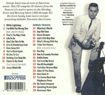 CD George Jones: Sings White Lightning And 29 Other Favorites