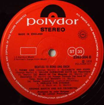 LP George Martin: Beatles To Bond And Bach