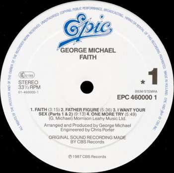 LP George Michael: Faith