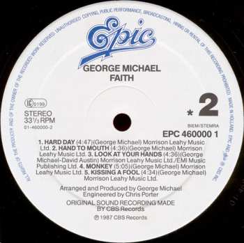 LP George Michael: Faith