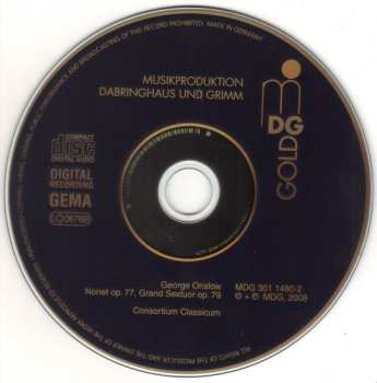 CD Consortium Classicum: Nonet Op.77 / Grand Septuor Op.79