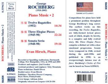 CD George Rochberg: Piano Music 2