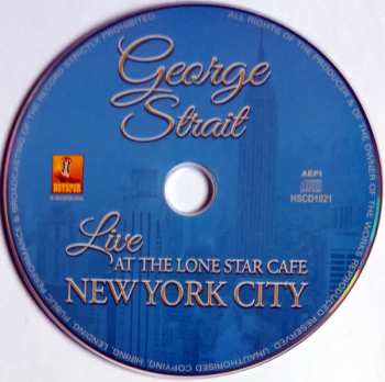 CD George Strait: Live At The Lone Star Cafe, New York City
