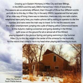 CD George Winston: Eastern Montana