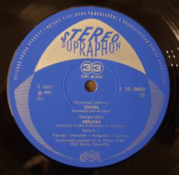 LP Georges Bizet: L'Arlésienne / España (MONO)