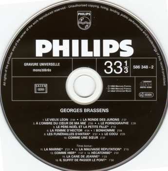 CD Georges Brassens: 5 -  Le Pornographe
