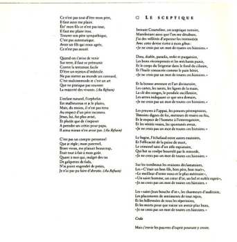 CD Georges Brassens: Dernières Chansons De Brassens Par Jean Bertola