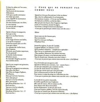 CD Georges Brassens: Dernières Chansons De Brassens Par Jean Bertola