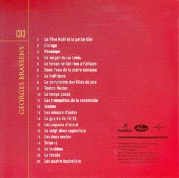 5CD/Caja Georges Brassens: L'Album De Sa Vie LTD