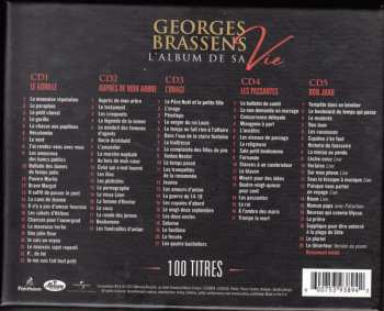 5CD/Caja Georges Brassens: L'Album De Sa Vie LTD