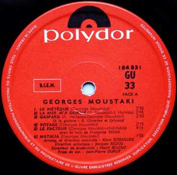 LP Georges Moustaki: Georges Moustaki