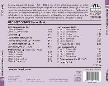 CD Georgiy Conus: Piano Music