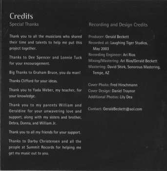 CD Gerald Beckett: Traveling West