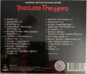 CD Gerald Fried: Too Late The Hero  (Original Motion Picture Score) LTD