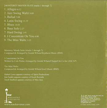 CD Gerald Wilson Orchestra: Monterey Moods