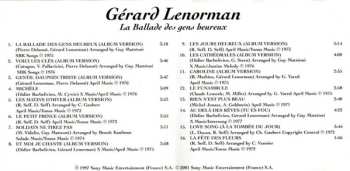 CD Gérard Lenorman: La Ballade Des Gens Heureux