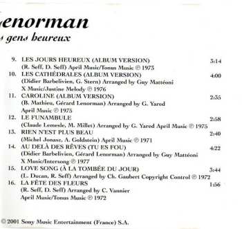 CD Gérard Lenorman: La Ballade Des Gens Heureux